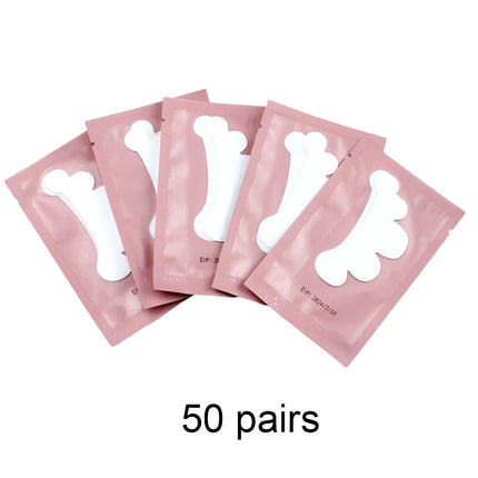 20/50Pairs Lash Extension Eye Stickers Hydrogel Patches Grafting Eyelashe Under Eye Pads Eyelashes Extension Lashes Tools Makeup