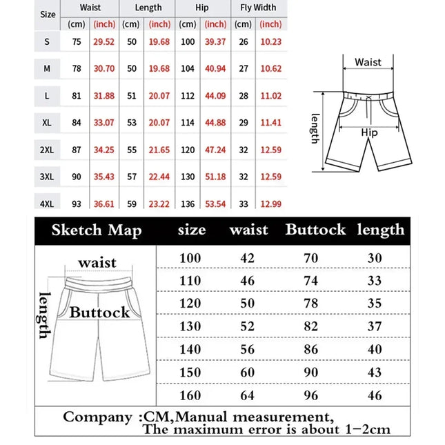American Clothing Gothic Shorts Men Street Band Singer Hip-hop Rock Shorts Street Hip Hop Fast Dry Breathable Fitness Sports