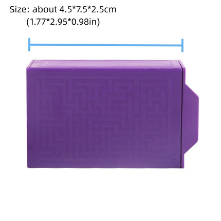 Wonderful Magic Purple Magic Box Plastic Trick Performance Magic Disappearing Box Magic Trick Props for Kids Teens