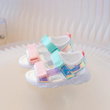 Children's Sandals 2025 New Summer Fashion Soft Bottom Princess Versatile Children's Shoes Little Girls Beach Shoes Girls' Shoes