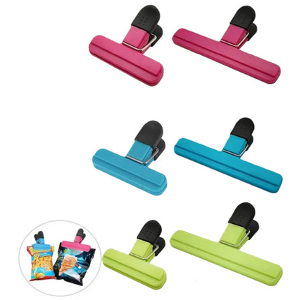3-12PCS Multi Purpose Sealing Clip Durable Kitchen Snack Holder Food Bag Clip Storage Organizer Moisture-proof And Leak Proof
