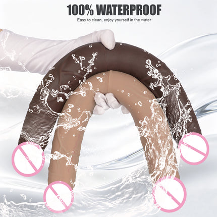 Silicone Double Headed Dildo Strap On Thick Penis Masturbator Big Cock Adult Lesbian Sex Toys Anal Dildo Vaginal Anus Stimulator