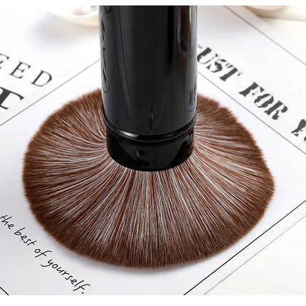 1pcs makeup tools  Powder/Blush Brushes Retractable Single Soft Loose Powder Blush Brush Portable Beauty Cosmetic Tool