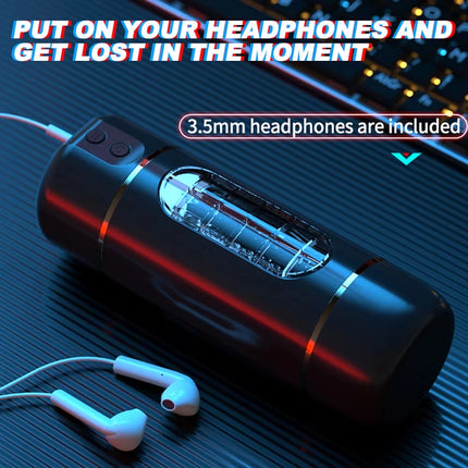 Intelligent Voice Automatic Male Sucking Masturbator Vibration Blowjob Machine Cup Sex Toys Adult for Men Masturbate Supplies 18