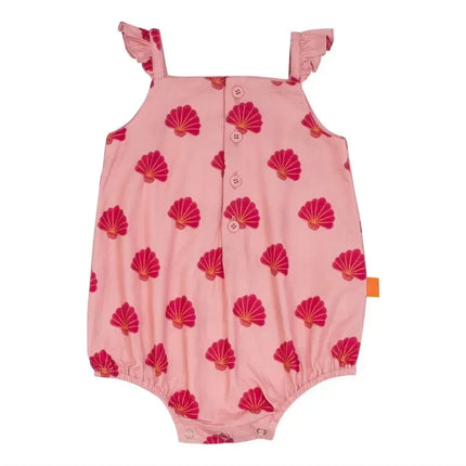OUYANG&IVAN SsWyn2025 Mid Blue Denim Sailor Collar Romper Floral Baby One-pieces for Babies Boy Girl Bodysuits