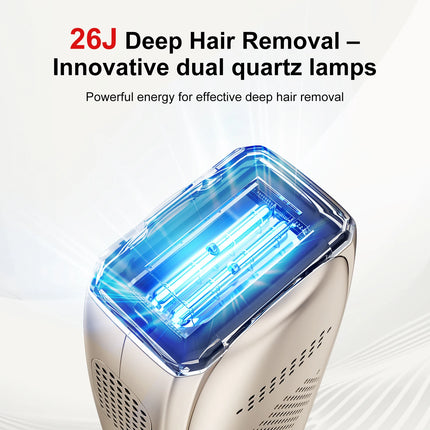 ANLAN IPL Hair Removal Unlimited Permanent Hair Removal 26J Laser Painless ICE Cooling Smart Hair Removal Device For Face Body