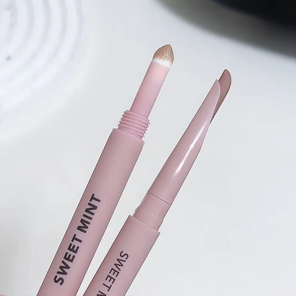 Double Head Lying Silkworm Pen Waterproof Lasting Matte Pearl Fine Brightening Shadow Pen Under Eyelid Outline Eyeshadow Pencil