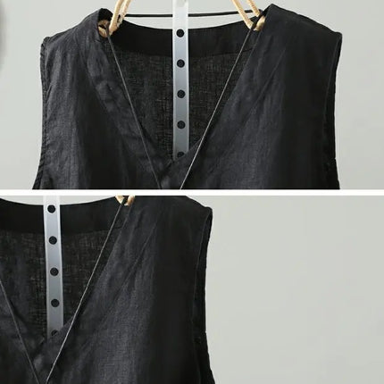 Retro Han Hanma Svel Strap Vest Women's Inner Summer Overhead Base irt  Casual Versatile Slimming Top