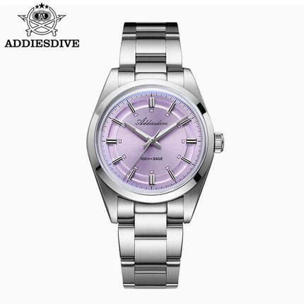 ADDIESDIVE 2026 New Luxury Men Analog Watch VH31 Bubble Glass Quartz Watch 10Bar BGW9 Luminous Steel Personalized Watch AD2515