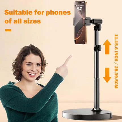 New Multi Functional 360 ° Adjustable Desktop Phone Stand Live Streaming Stand Video Recording Overhead Phone And Tablet Stand