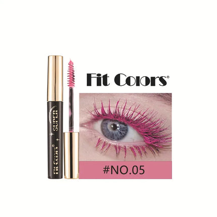 5D Silk Fiber Mascara Lash Color Mascara Waterproof 14 Colors 3D Mascara Eyelash Extension Thick Lengthening Eye Lashes Cosmetic