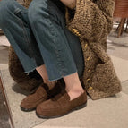 38 / Khaki Brown Suede