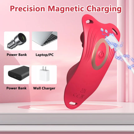10-Frequency Lace Wear Rose Vibrator Long Distance Remote Control Clitoris U Point Masturbation Sex Toy Adult Female Couple Game