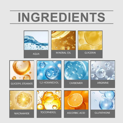 Vitamin C Booster Shot Face Cream With Glutathione And Niacinamide For Dark Spot Care,Improves Fine Lines,Korean Glass Skin Care