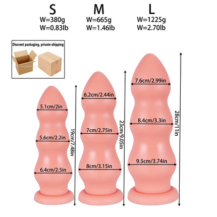 Super Huge 6.4-11cm Anal Plug Adult Sex Toys For Women Men Masturbate Big Butt Plug Anal Dildos Prostate Massage Fisting Plug