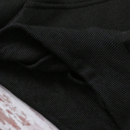 2025 Autumn Winter INAWLY Slogan Graphic Pocket Drawstring Thermal Hoodie I'M HERE I'M AWAKE DON'T PUSH IT Long Sleeve Tops