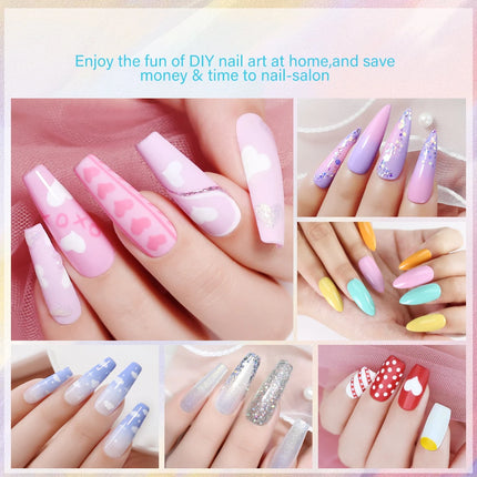 Parkson 12ml Nail Gel Polish TPO HEMA Free Glitter Semi Permanent Soak Off UV LED Long Wear Ultra Diamond Top Coat Varnish