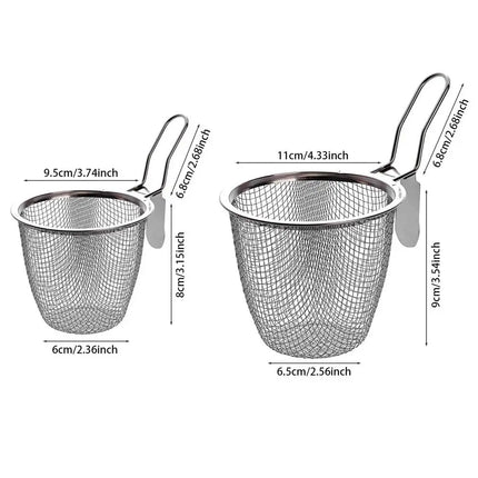 Mesh Strainer Spoon Wall-mounted Frying Filter Basket Spicy Hot Pot Korean Noodles Scoop Kitchen Tableware Cooking Utensils