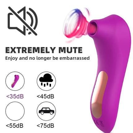 Powerful Clit Sucking Vibrator for Women Nipple Clitoris Sucker Stimulator Female Massager Vibrating Sex Toys Goods for Adult