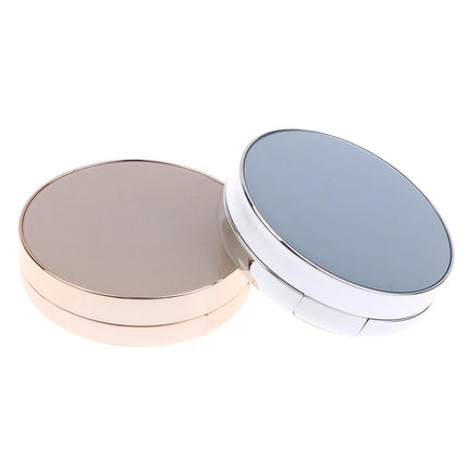 【Empty Air Cushion Puff Box With Mirror Sponge Portable Foundation DIY Box BB Cream Cosmetic Case Container Beauty Makeup Tools】