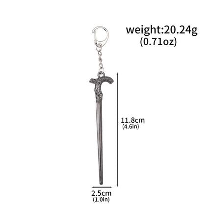 Game DMC Keychain Dante Sword Rebellion Awakening Keyring Nero Red Queen Keychains Weapon Pendant for Men Jewelry