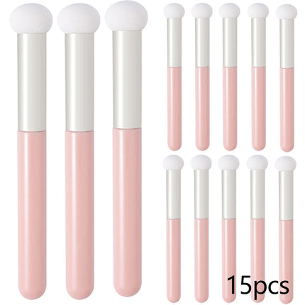 3/15PCS Mushroom Makeup Sponge Brush Foundation Sponge Powder Brushes Concealer Makeup Applicator For Face Contour Cosmetic Tool