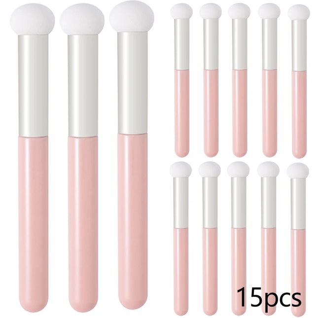3/15PCS Mushroom Makeup Sponge Brush Foundation Sponge Powder Brushes Concealer Makeup Applicator For Face Contour Cosmetic Tool