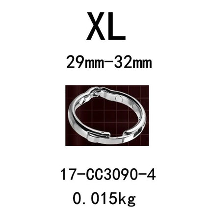 Magnetic Metal Cock Ring Adult Sex Toys Delayed Foreskin Rings Erection Semen Lock Ring Erotic Products Adjustable Penis Circle