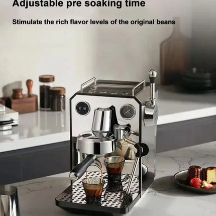 Gemilai 3006 Italian Espresso Coffee Maker Machine Cappuccino Milk Frother Semi-automatic Espresso Machine