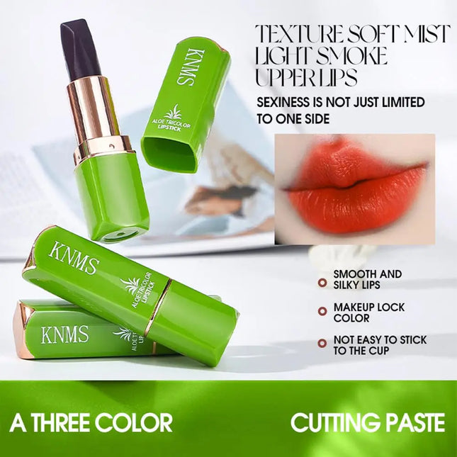 Magic lipstick winter Moisturizing Changing 3 colors Lip Balm Natural Aloe Vera Long Lasting Lipstick for Women Color-Shifting M