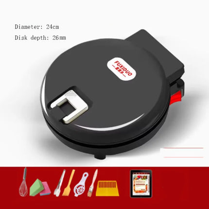 Multi-functional electric griddle, deep-type electric grilling plate, barbecue grill, double-sided heating, sandwich and pizza g