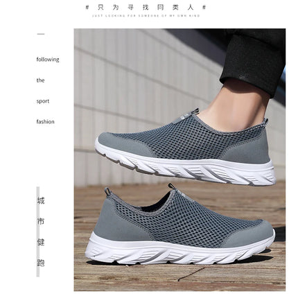 YRZL New Running Shoes for Men Breathable Sports Shoes Light Weight Fashion Summer Breathable Sneakers for Men Plus Size 39-46