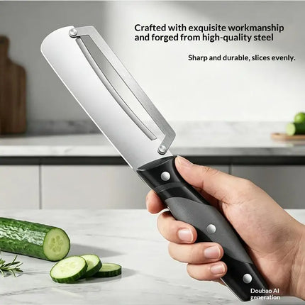 【AB1】Stainless Steel Multi-Function Peeler For Slicing Fruit Vegetables Potato Carrot Shredder Kitchen Gadgets{H}