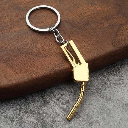 Creative Gear Head Keychain Speed Gearbox Keyring For Car Key Turbo Hub Brake Disc Pendant Shock Absorber Keys Holder Chain Ring