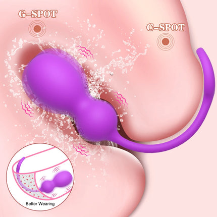 Remote Control G Spot Vibrator Kegel Balls for Women Vibrating Egg Female Vaginal Massager Clitoral Nipple Stimulator Adult Toys