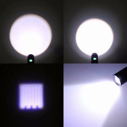 Ultra Bright LED Flashlight Rechargeable Aluminum Alloy Lamp with Clip Portable T6 Tactical Torch Outdoor Camping Hiking Cycling