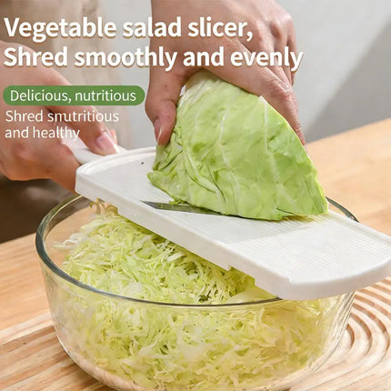Multifunctional Vegetable Mandoline Slicer Kitchen Grater for Cabbage, Carrot, Potato, Cucumber, Food Chopper & Shredder