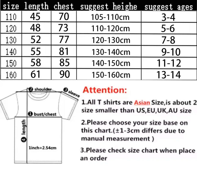 Cute Smart Dramatic Letter Printed T Shirts Short Sleeve Kids Children's T-shirt Boys Girls Summer Spring Casual Top Tee Shirt