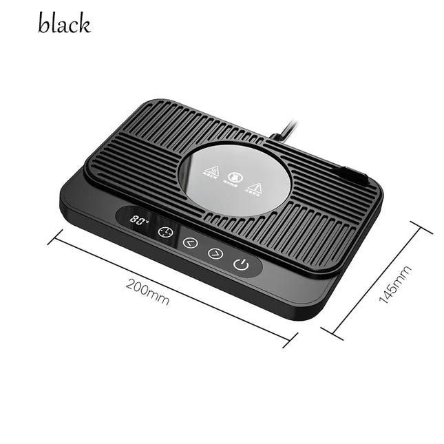 50W Cup Heater Mug Warmer Electric Hot Plate 9 Gear Temperature Warmer Coaster Heating Lunch Box Milk Coffee Home Office 220V