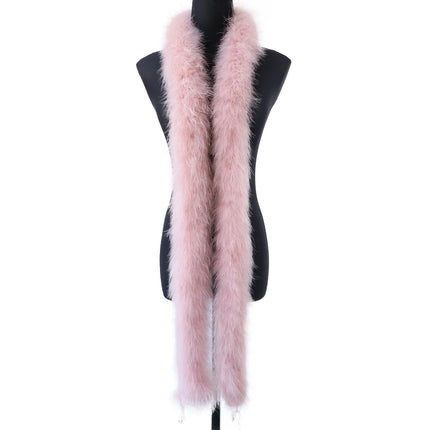 2M Soft Turkey Marabou Feather Boa 11-50g for Scarf Clothing Christmas Tree Decor Shawl Craft Costume Wedding Dress Plume Boas