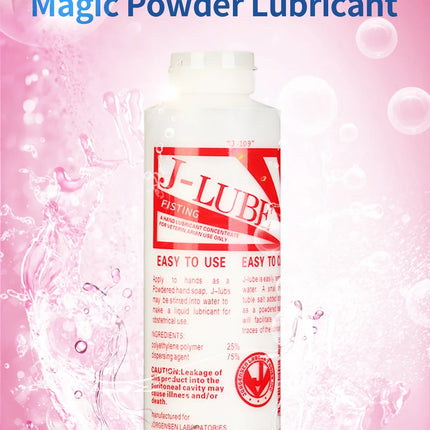 Concentrated Lubricating Powder J-Lube 18+ Gel Oil Lube Gay Anal Vaginal Massage Cream Fisting Safe Intimate Gel Grease 40-300g