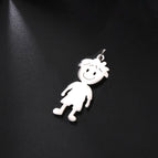 boy pendant / Gold / No Name