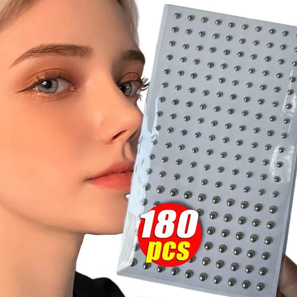 Sticker Fake Belly Eyebrow Lip Piercing Stud Non Piercied Earring Stud Set New Fake Nose Ring Piercing Jewelry Dermal Anchor Top