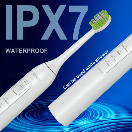 Dr.Yadent YD05 Electric Toothbrush USB-C Fast Charge 4 Modes for Adults 2mins SmartTimer 6 Replacement Heads Last for 1 Year Use