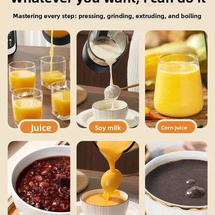 Home-use blender, filter-free soy milk maker, quiet new fully automatic food processor and baby food maker