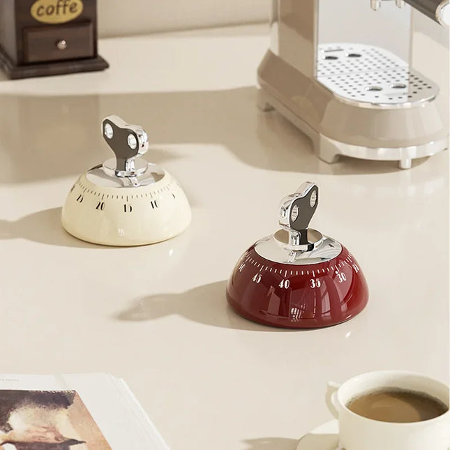 Magnetic Kitchen Timer Manual Countdown Alarm Clock Digital Timer Mechanical Cooking Timer Study Stopwatch Cooking Shower