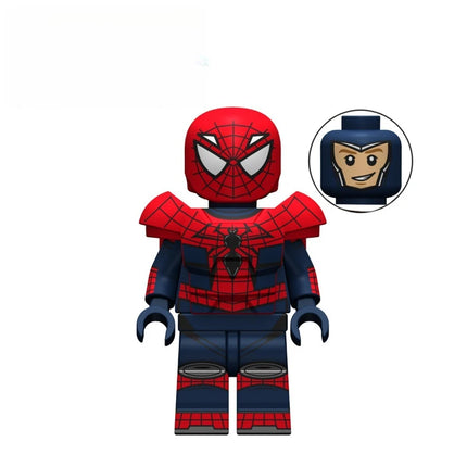 Hot Toys New Building Blocks Spider Man Series Peter Parker Spider-Gwen Spider-Man Noir Mini Robot Figure Bricks Assembling Doll
