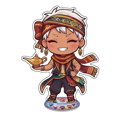 Anime Twisted Wonderland New style Cute Cartoon Malleus Draconia 10CM Acrylic Stand Keychain Cosplay Desk Decor Collect Gifts