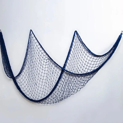 Fishing Net Navy Wall Hangings Studio Prop Room Home Decor Mediter Sea Stickers Marine Over The Garden Life Buoy Crafts Nautical