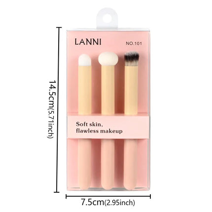 3Pcs Soft Mushroom Sponge Head Makeup Brushes Lipstick Lip Makeup Brush Cosmetic Tools Foundation Concealer Brush Cosmetic Tools